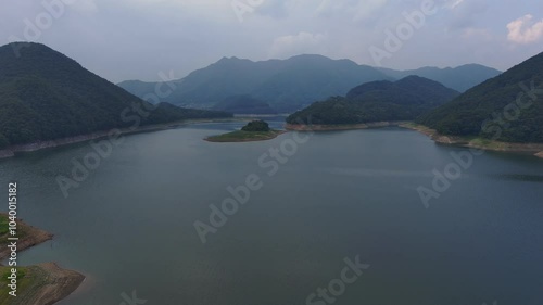 4K, HDR, Drone Eye View of Korea
