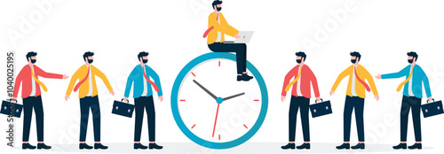 Businessmen rush to compete with time

