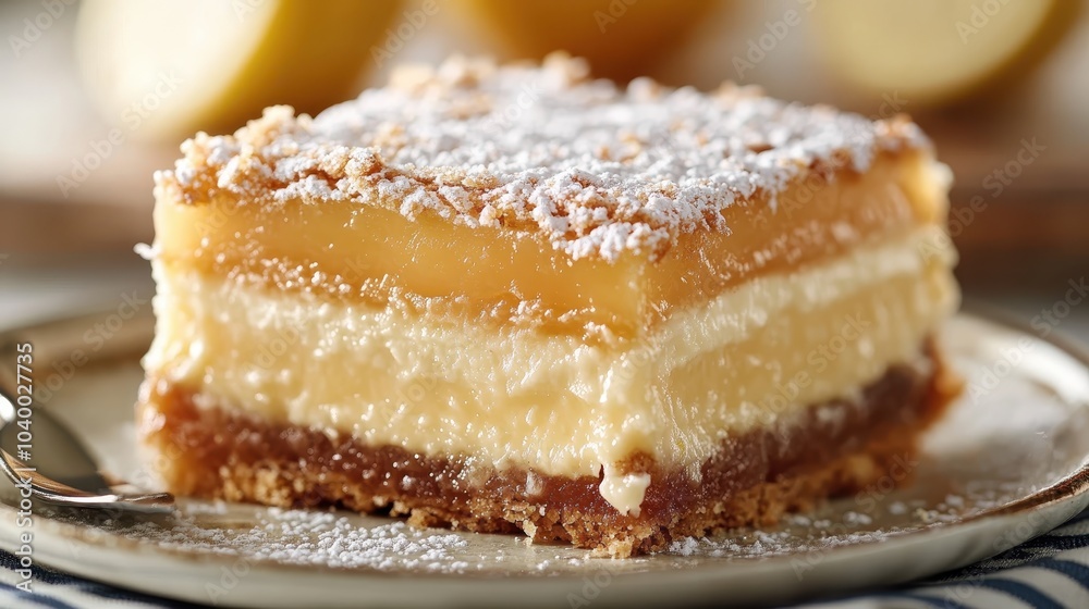 A perfectly crafted lemon cake with beautifully golden layers and a dusting of powdered sugar that tantalizes the senses with its tangy sweetness. A perfectly crafted lemon cake with beautifully golden layers and a dusting of powdered sugar that tantalizes the senses with its tangy sweetness.
