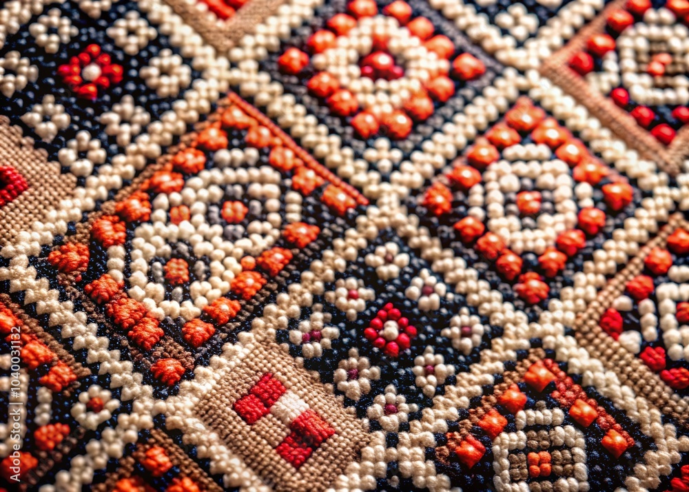 High Resolution 8-Bit Pixel Cut Pattern on Orange Background for Digital Art and Design Projects