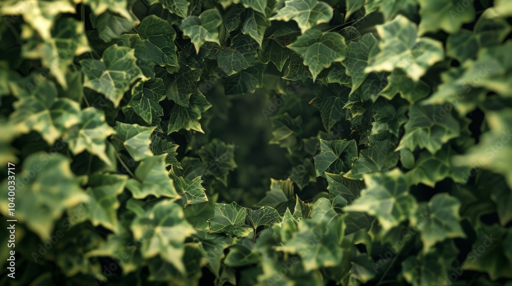 A patch of ivy with its numerous tiny leaves mirrors the densely packed structure of a hadron. A patch of ivy with its numerous tiny leaves mirrors the densely packed structure of a hadron.