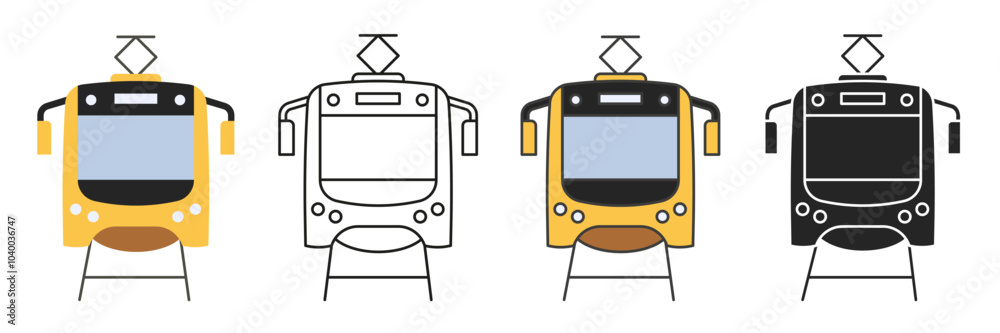 © Alex Darts - Illustration of public transport. Metro in different styles. Public transport. Underground. © Alex Darts - Illustration of public transport. Metro in different styles. Public transport. Underground.