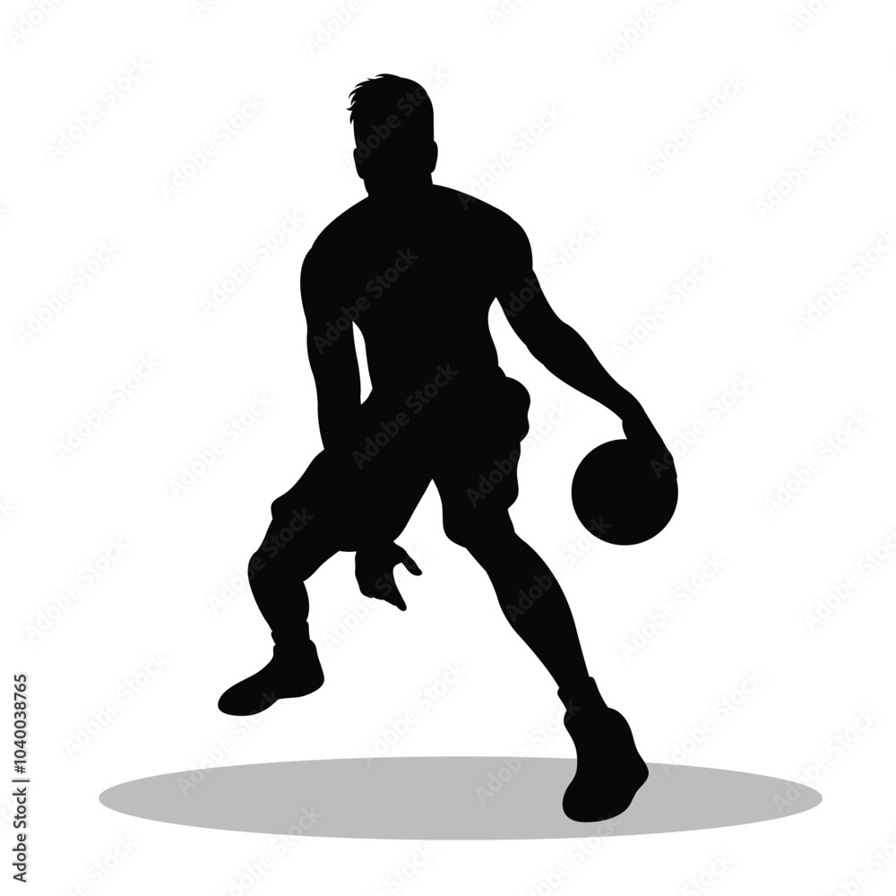 Basketball silhouette illustration Design Basketball silhouette icon Basketball silhouette illustration Design Basketball silhouette icon