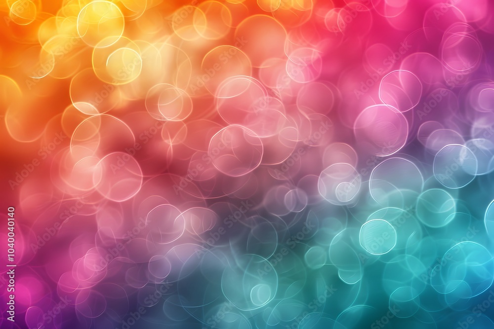 Vibrant Bokeh Background with Colorful Blurred Lights Vibrant Bokeh Background with Colorful Blurred Lights