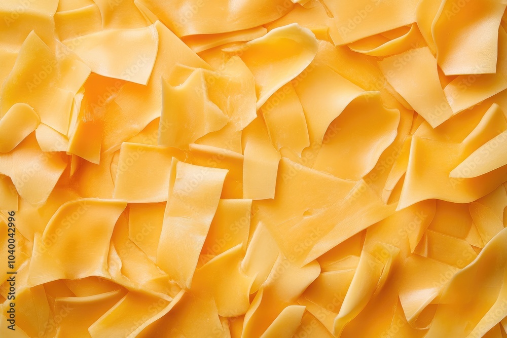 Close-up Texture of Shredded Yellow Cheese Close-up Texture of Shredded Yellow Cheese