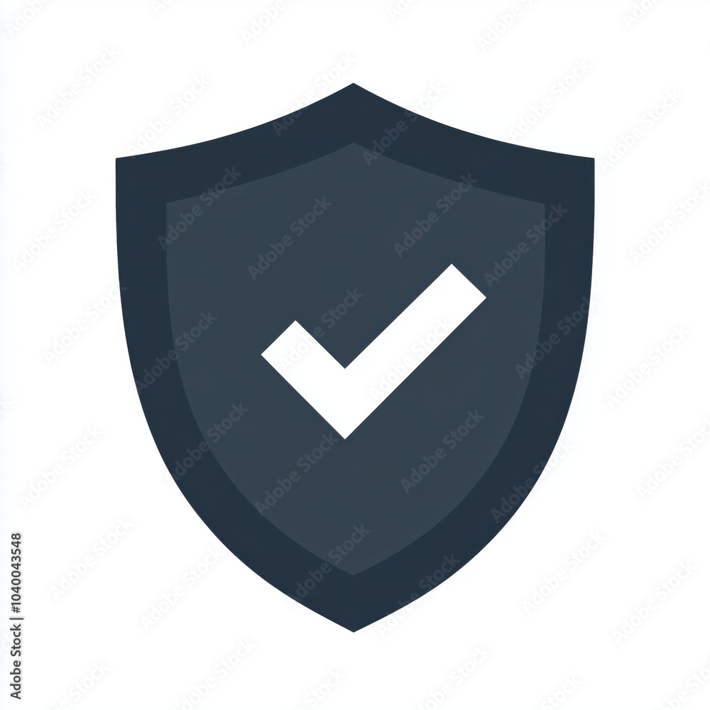 simple image with shield on white background simple image with shield on white background
