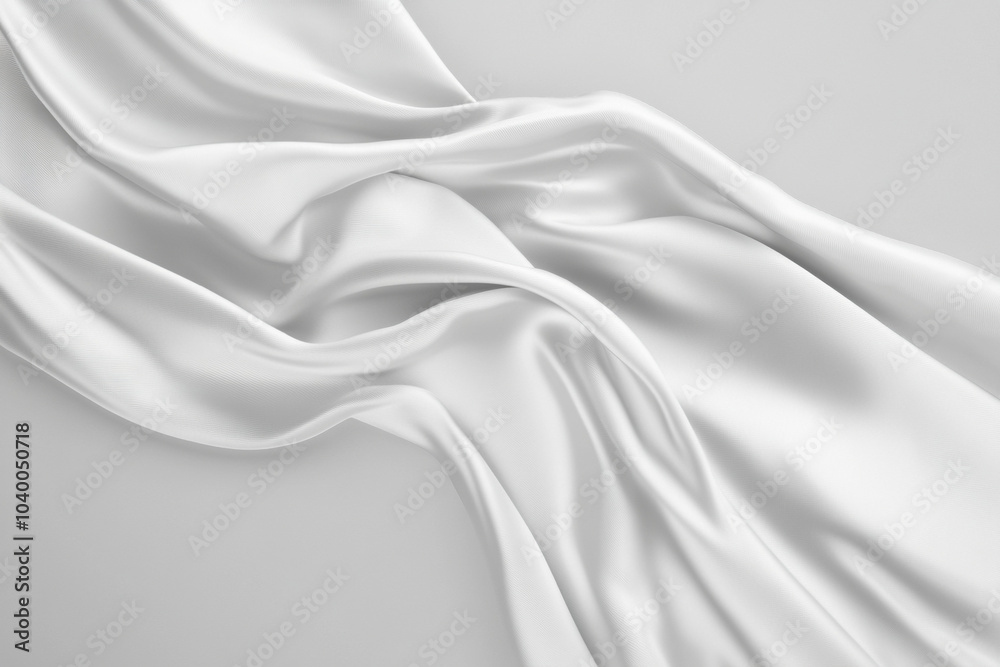 Obraz premium white silk background