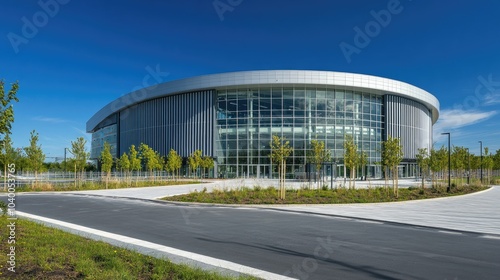 Wallpaper Mural Modern Sports Facility with Striking Architecture Torontodigital.ca