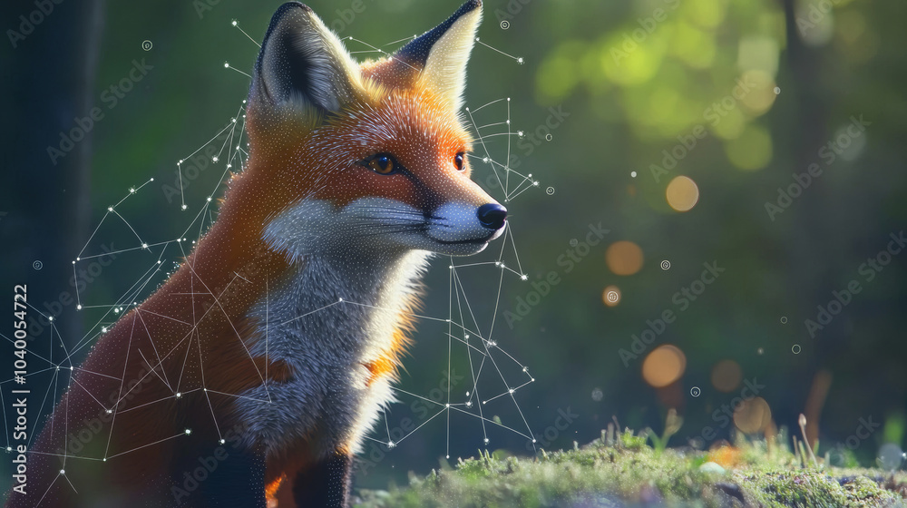 This is a game where kids can connect the dots to draw a picture of a fox. This is a game where kids can connect the dots to draw a picture of a fox.