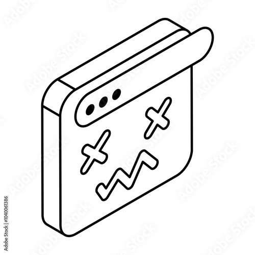 Modern design icon of web hacking