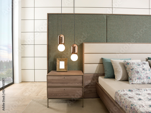 modern practical bedroom and interior design