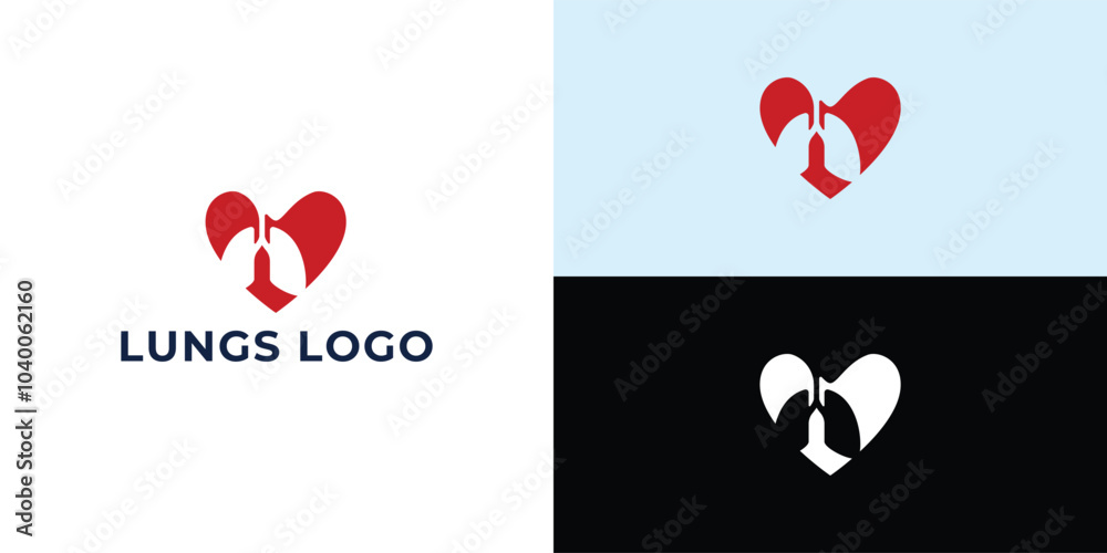 Lungs logo. lungs care logo designs for medical service and consult Lungs logo. lungs care logo designs for medical service and consult