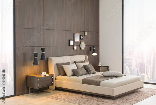 modern practical bedroom and interior design