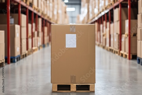 Wallpaper Mural Efficient Warehouse Management with Organized Palletized Shipping and Storage Solutions Torontodigital.ca