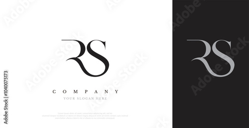 Initial RS Logo Design Vector 