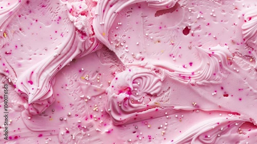 Wallpaper Mural Seamless loop animated texture of pink ice cream with sprinkles. Torontodigital.ca