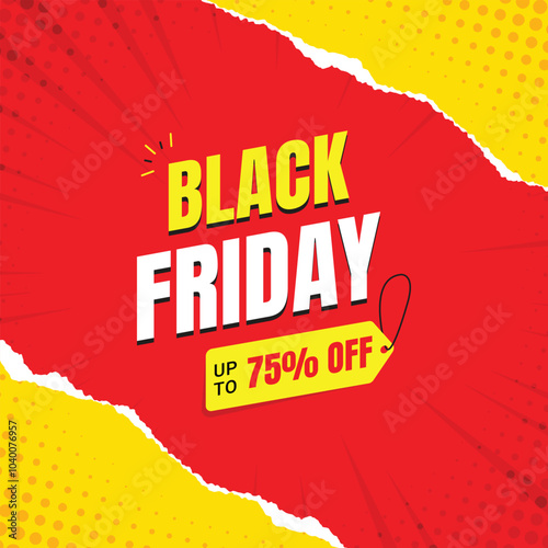 Black Friday social media post template, Black Friday sale, Exclusive Offer template. banner design for black Friday, Up to 75% off, 50%, 70% off, 80% off with multiple background, Offer template.