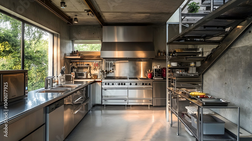 modern kitchen interior