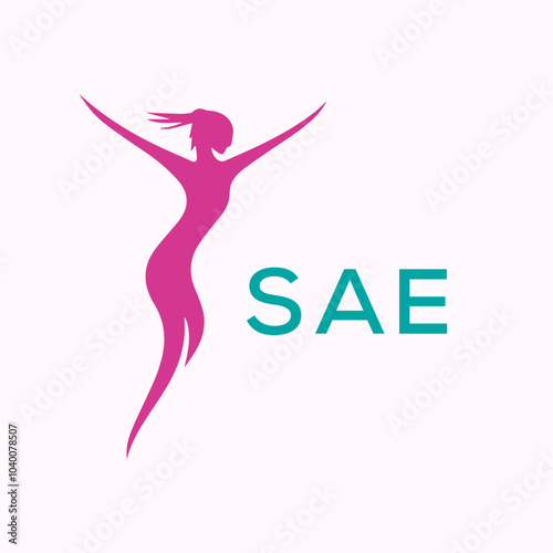 Letter SAE creative logo design vector	
