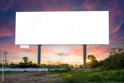 billboard blank for outdoor advertising poster or blank billboard for advertisement	