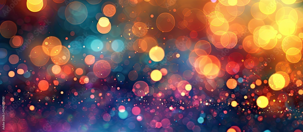 Background with blurred colorful abstract bokeh lights creating a copy space image Background with blurred colorful abstract bokeh lights creating a copy space image
