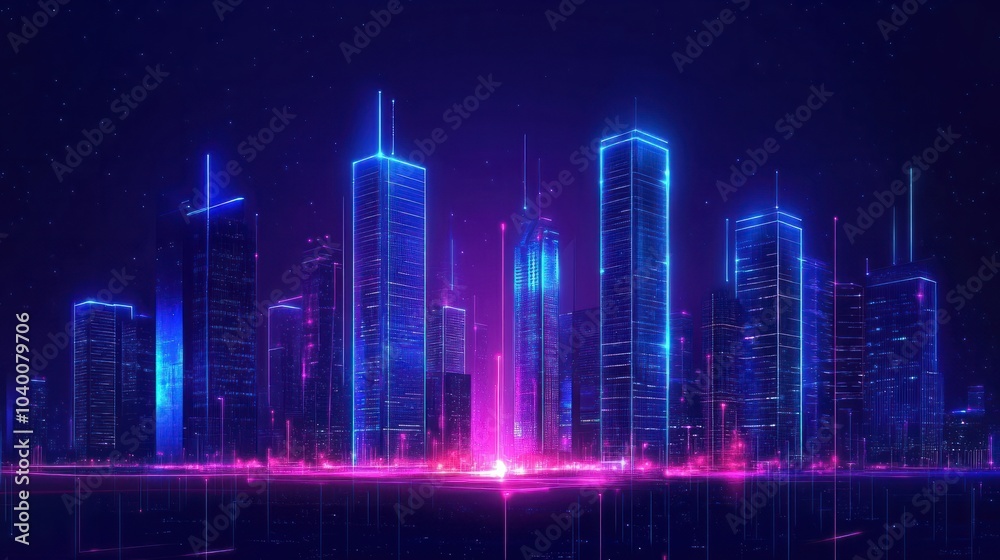 Smart city big data connection technology concept . Smart city big data connection technology concept .