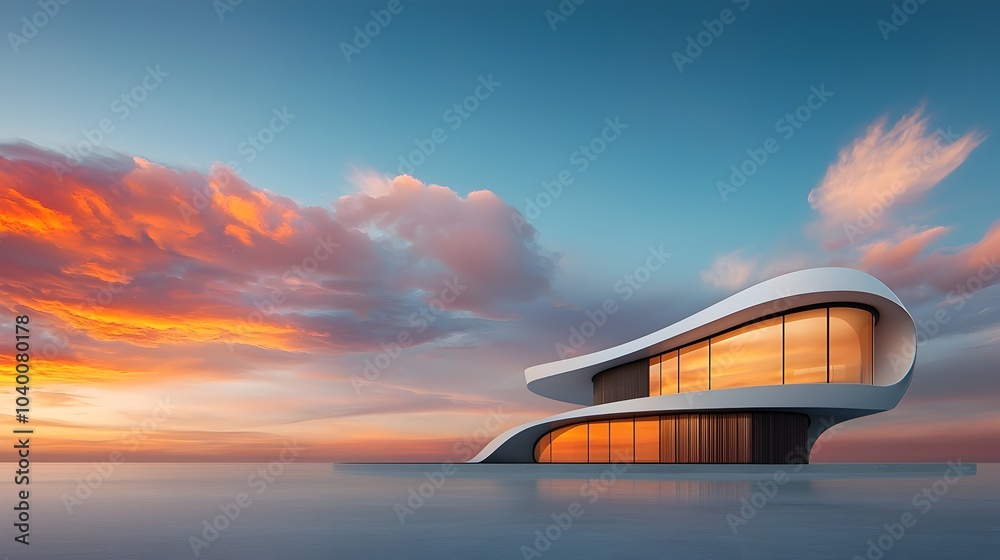 Sleek and Futuristic Minimalist Compact House Design with Smooth Surfaces in 3D The modern architectural structure features a clean contemporary aesthetic with a focus on minimalist elements Sleek and Futuristic Minimalist Compact House Design with Smooth Surfaces in 3D The modern architectural structure features a clean contemporary aesthetic with a focus on minimalist elements