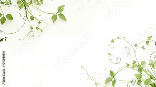 Wallpaper Mural Simple and beautiful design on a white background - an elegant and minimalistic creation. This charming design on a pure white backdrop exudes simplicity and grace, captivating the eye with its clean  Torontodigital.ca