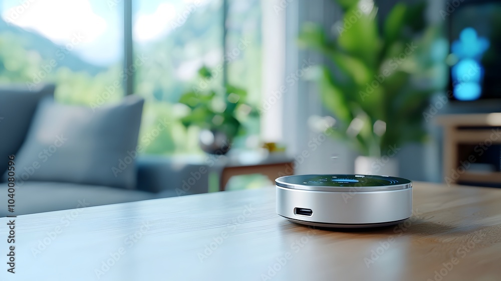Innovative 3D depicting a smart home technology concept showcasing an AI powered virtual assistant controlling various entertainment systems and home automation features for a modern Innovative 3D depicting a smart home technology concept showcasing an AI powered virtual assistant controlling various entertainment systems and home automation features for a modern