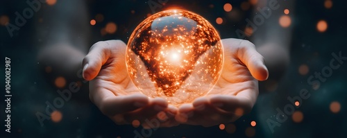 Hands Cupping a Glowing Orb...