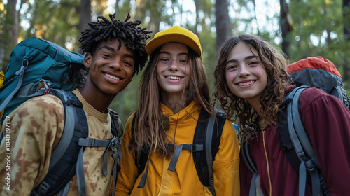 A group of friends from high school enjoys a weekend camping trip together