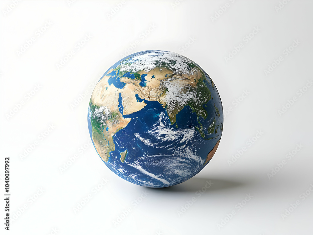 Flat Glossy Earth Globe with Copy Space for ESG Business Discussions, Straight-On Shot Emphasizing Global Responsibility; Minimalist White Background and Simple Vector Design Flat Glossy Earth Globe with Copy Space for ESG Business Discussions, Straight-On Shot Emphasizing Global Responsibility; Minimalist White Background and Simple Vector Design