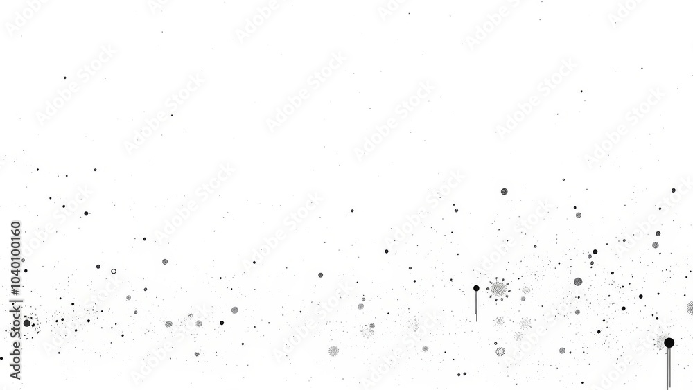 Abstract black splatter on white background Abstract black splatter on white background