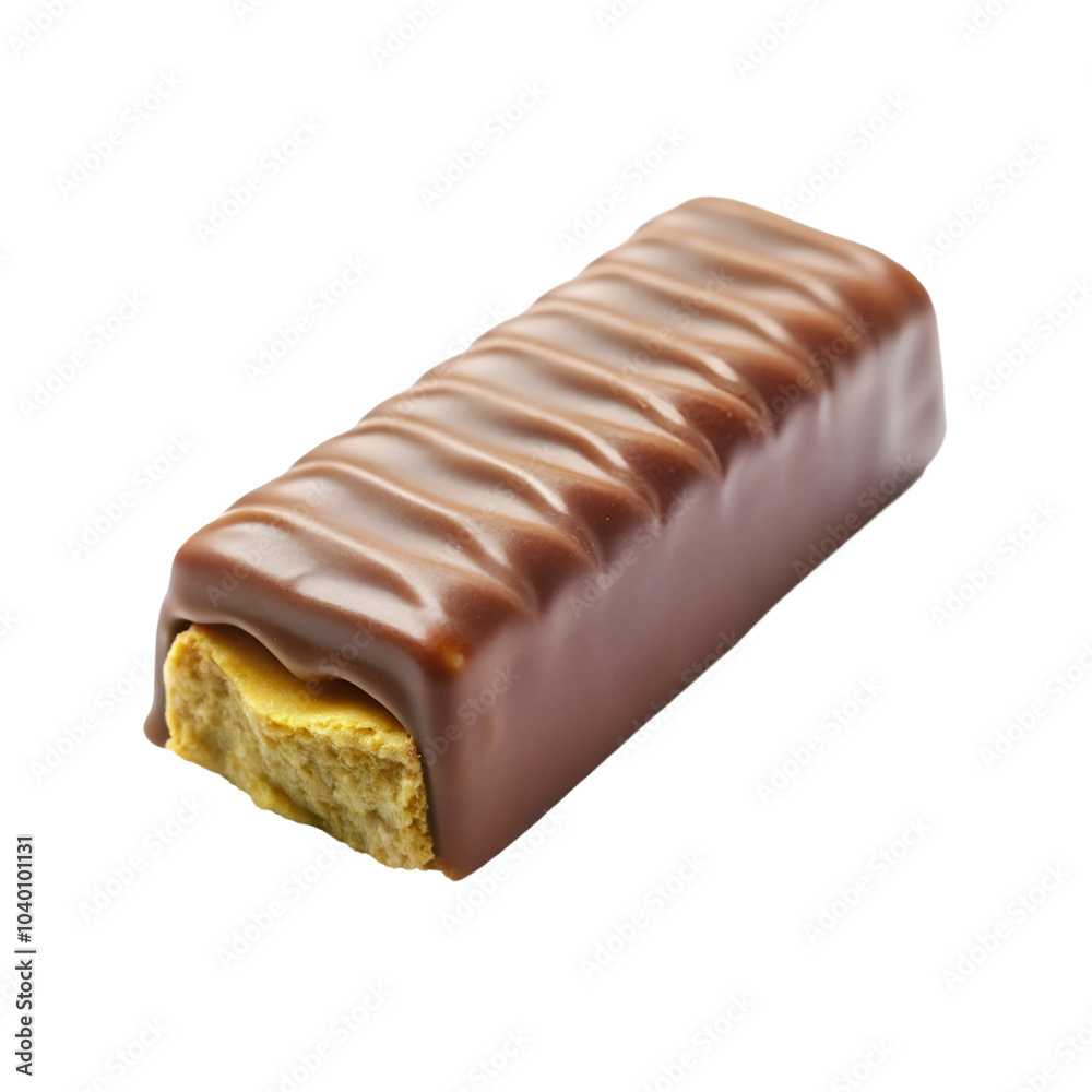 Chocolate bar isolated on transparent background - Generative AI Chocolate bar isolated on transparent background - Generative AI
