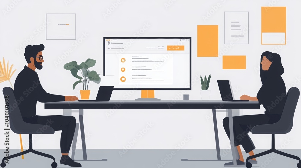 Virtual collaboration among business colleagues, engaged in a remote meeting, sharing ideas and strategies in a digital workspace. Virtual collaboration among business colleagues, engaged in a remote meeting, sharing ideas and strategies in a digital workspace.