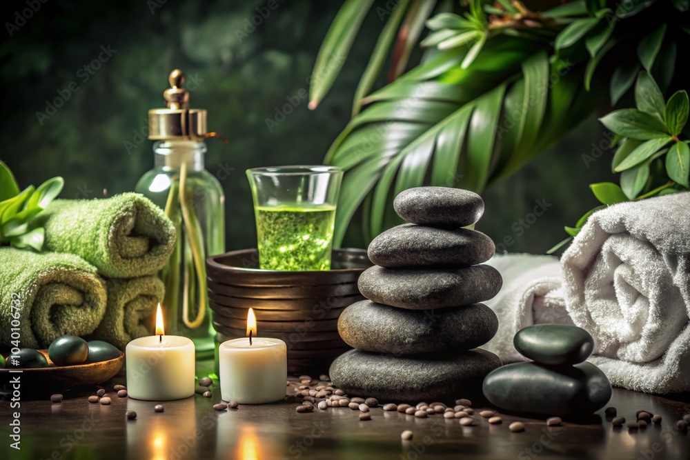 Minimalist Spa Therapy Illustration with Tiny Characters and Spa Accessories for Wellness Landing Page Minimalist Spa Therapy Illustration with Tiny Characters and Spa Accessories for Wellness Landing Page