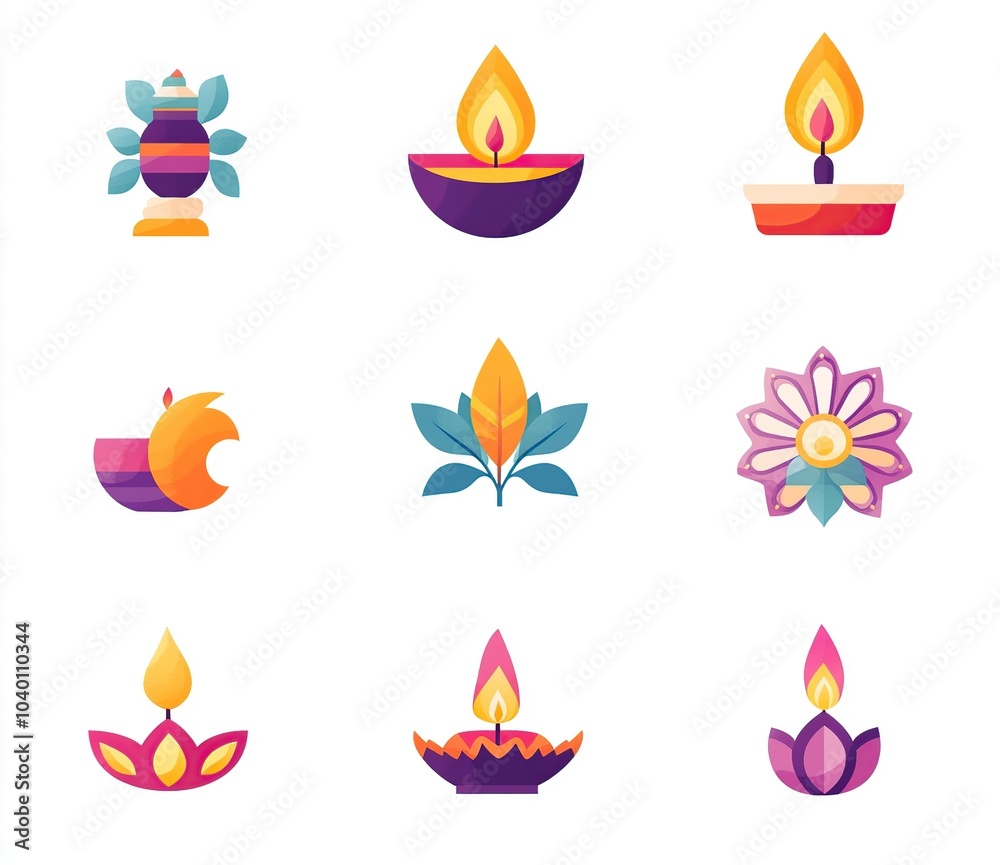 Happy Diwali the festival of lights with oil lamp, Diwali holiday Background.
Happy Diwali the festival of lights with oil lamp, Diwali holiday Background.