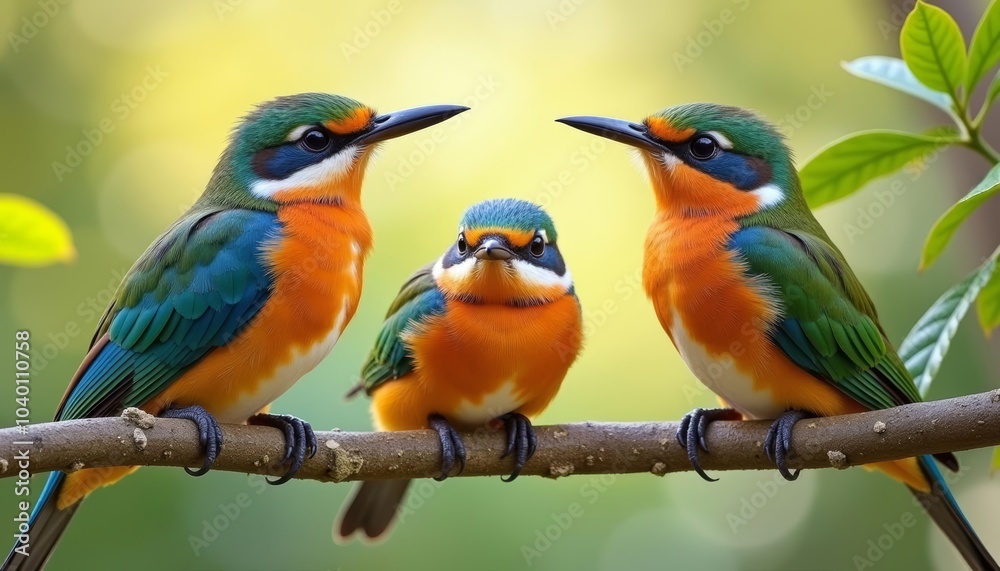 Birds of a feather perched together Birds of a feather perched together