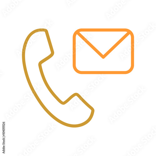 Contact Us Vector Icon
