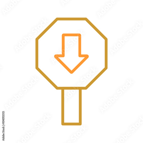 Down Arrow Vector Icon