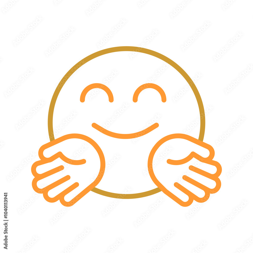 Hugging Face Vector Icon Hugging Face Vector Icon
