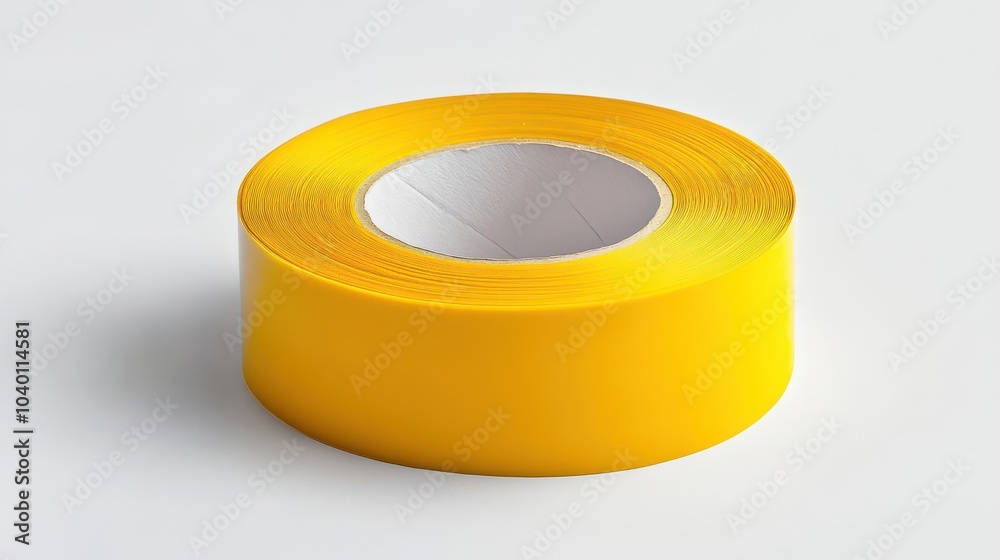 Bright Yellow Adhesive Tape Roll Bright Yellow Adhesive Tape Roll