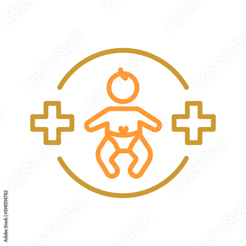 Pediatric Care Vector Icon