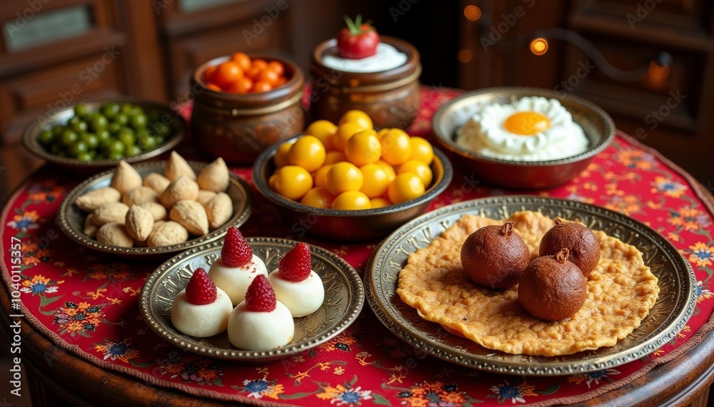  A feast of vibrant colors and textures ready to be savored