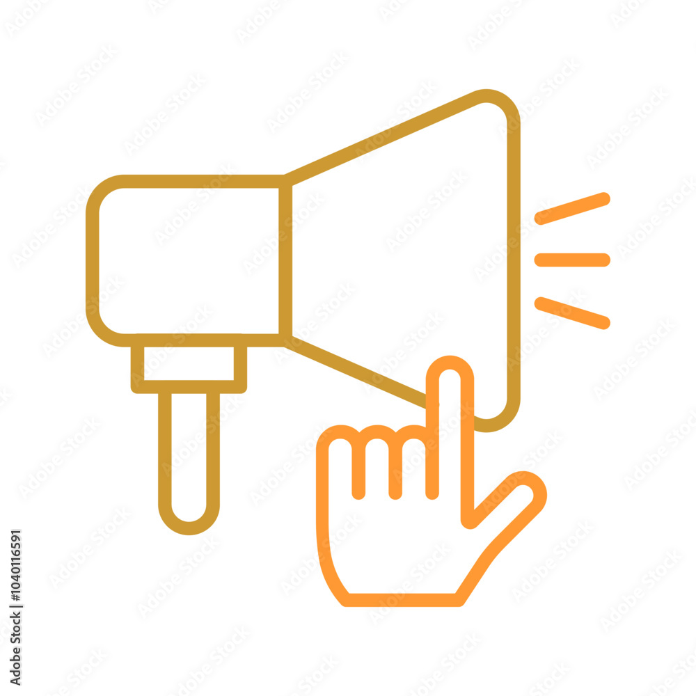 Call to Action Vector Icon