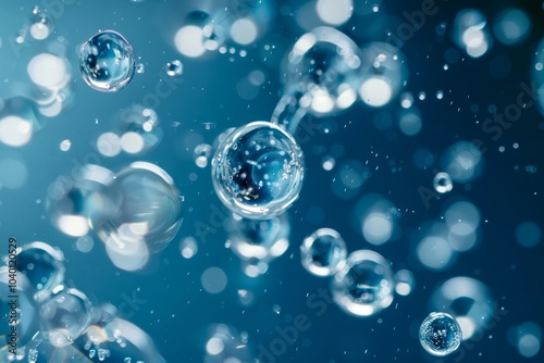 Nanoparticles for Water Purification: A close-up of nanoparticles used in filtration systems, demonstrating their effectiveness in removing contaminants from water