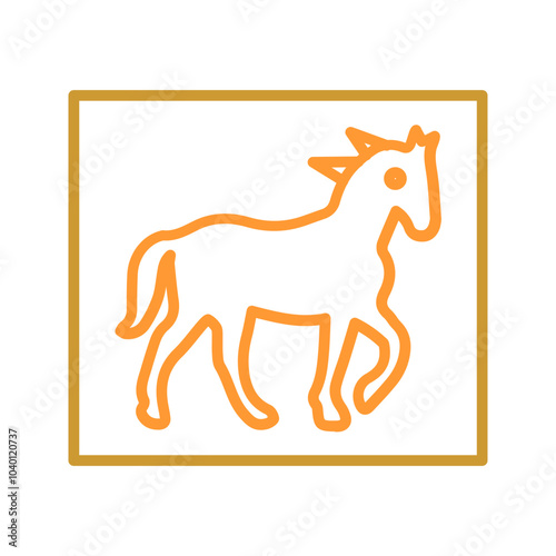 Pin the Tail Game Vector Icon