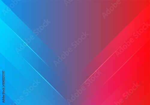 Red blue background screen versus template illustration EPS10 
