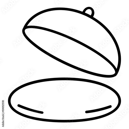a pan that is usually used to serve food in a famous restaurant