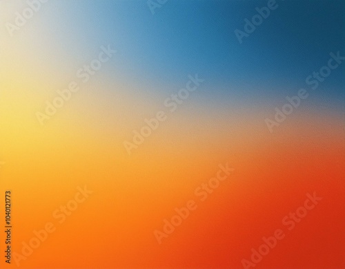 abstract color gradient background grainy orange blue yellow white noise texture backdrop banner poster header cover design